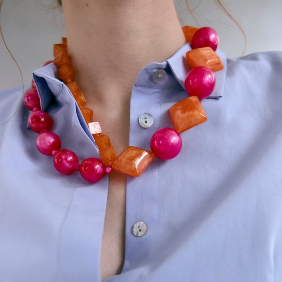Zara Jewelry - Zara limited edition raisin beaded necklace